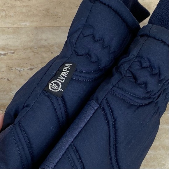 Olympia Gloves Men’s Large Blue Action Grip Palm Patch Insulated Korea - Picture 4 of 7